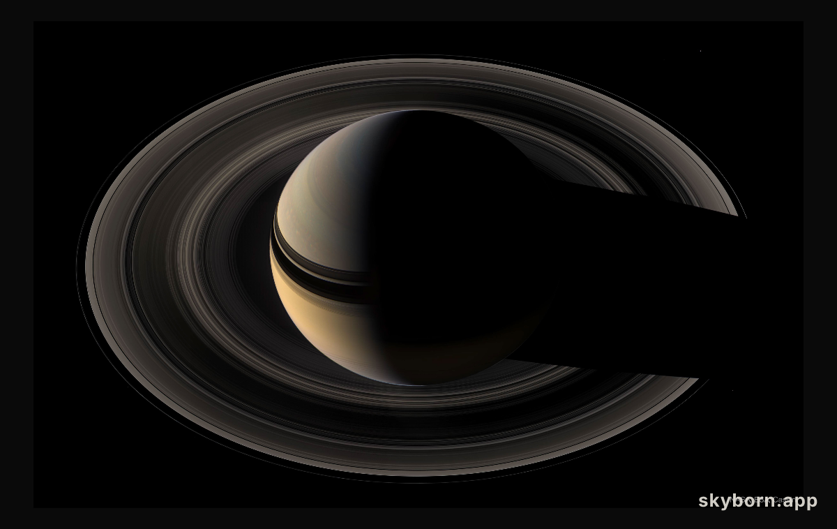 Crescent Saturn