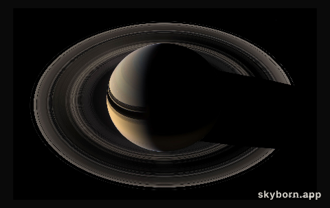 Crescent Saturn