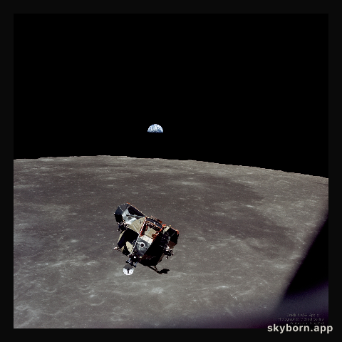 Apollo 11: Earth, Moon, Spaceship