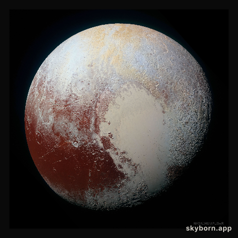 Pluto in Enhanced Color