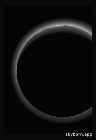 Pluto at Night