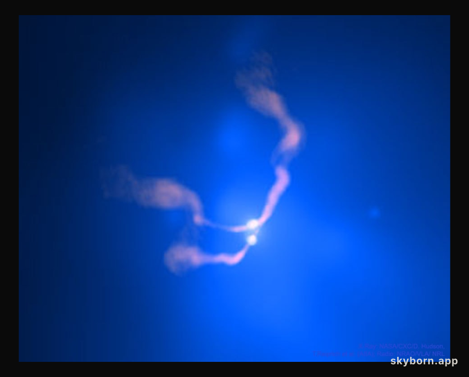 Two Black Holes Dancing in 3C 75