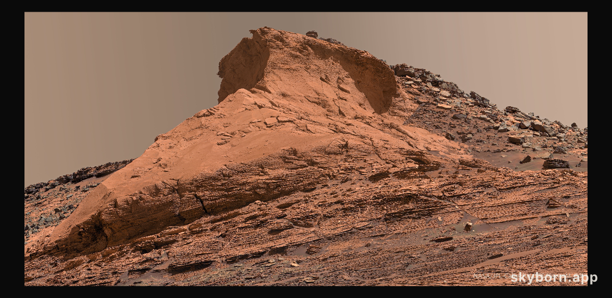 Siccar Point on Mars