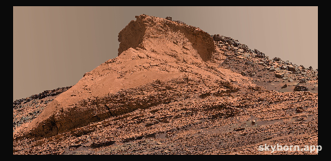 Siccar Point on Mars
