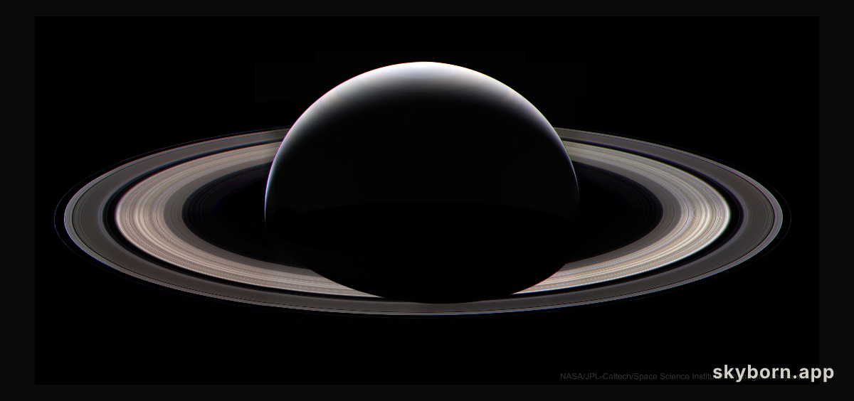 Saturn at Night