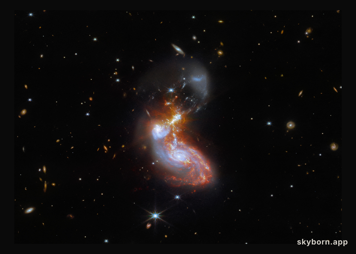Merging Galaxy Pair IIZw096