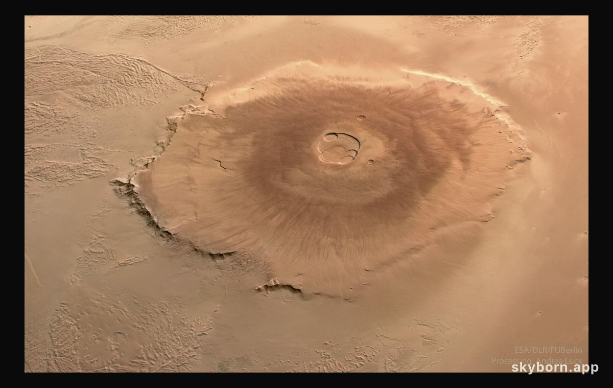 Olympus Mons: Largest Volcano in the Solar System