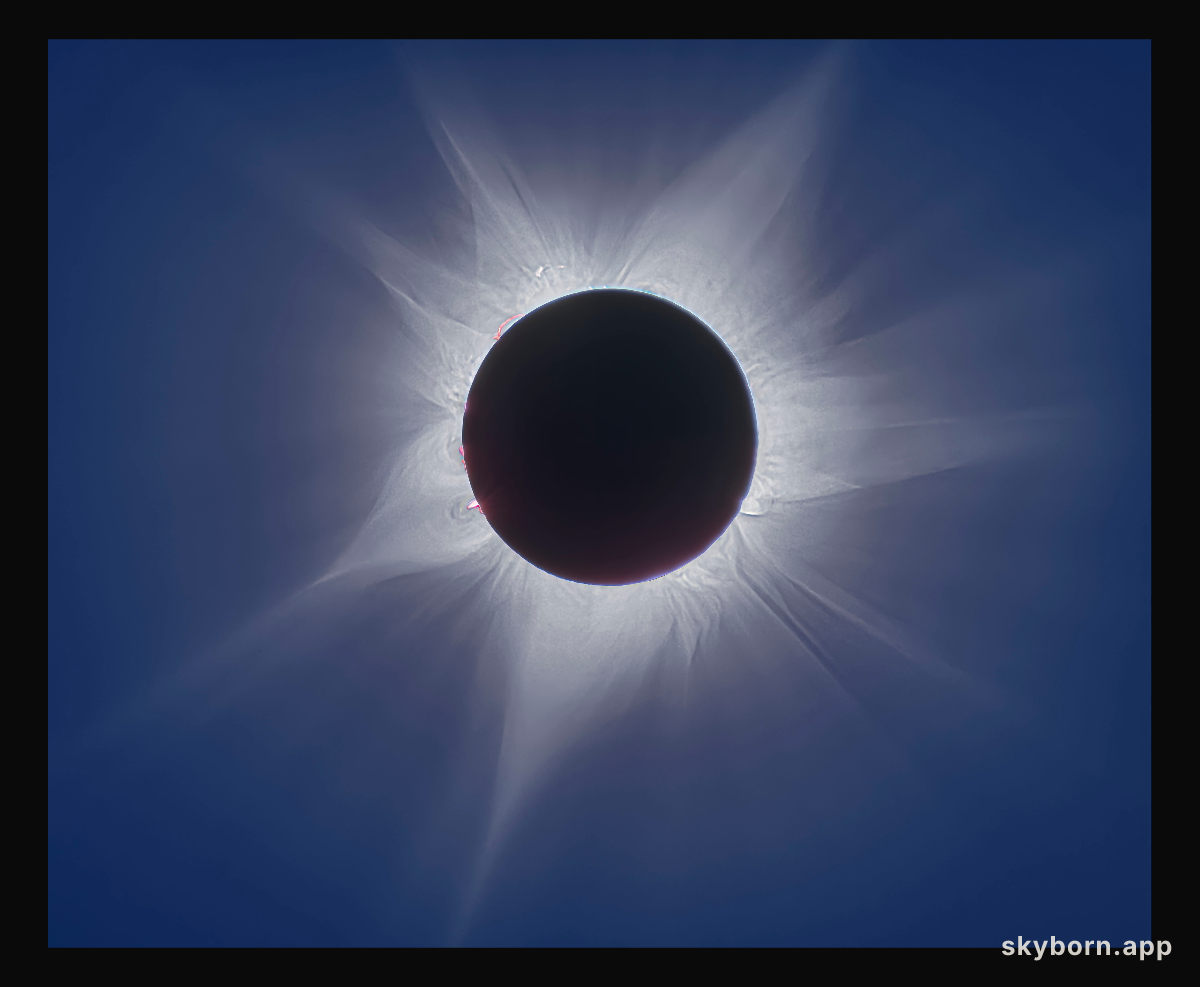 Solar Eclipse from a Ship