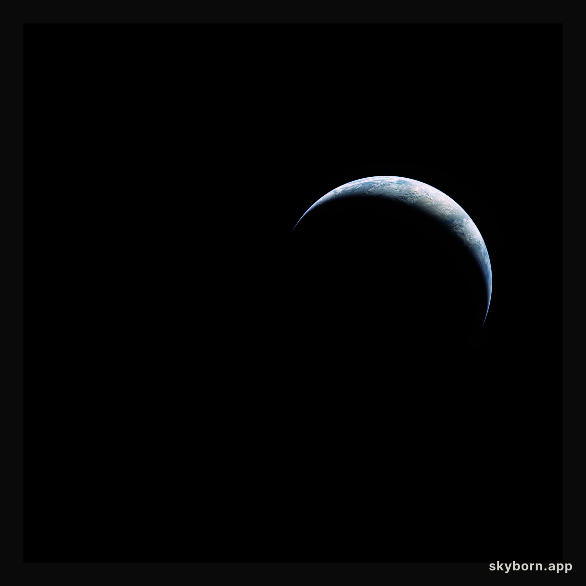 Apollo 17: The Crescent Earth