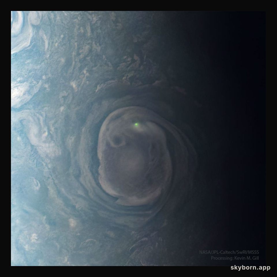 Lightning on Jupiter