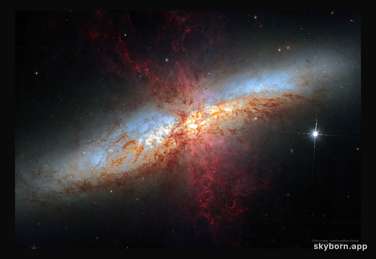 M82: Galaxy with a Supergalactic Wind