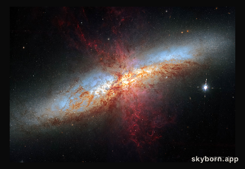 M82: Galaxy with a Supergalactic Wind
