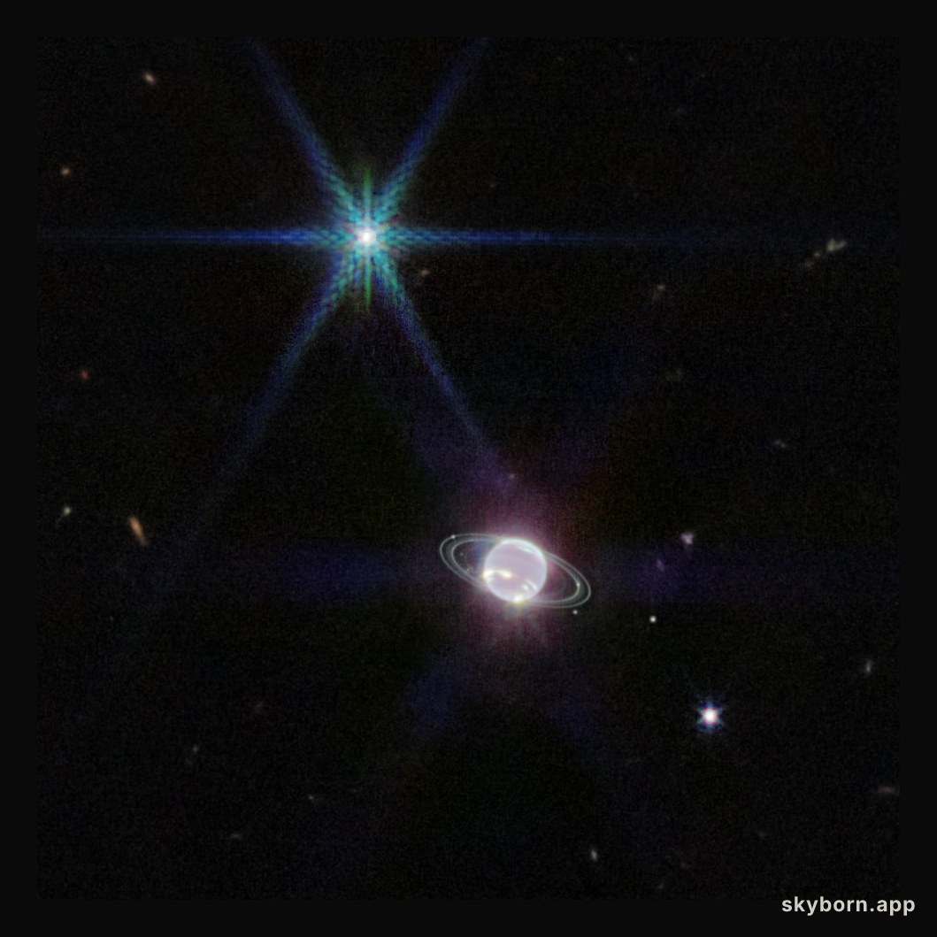 Ringed Ice Giant Neptune