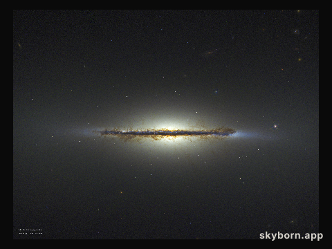 M102: Edge-on Disk Galaxy