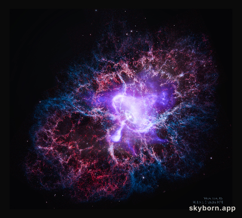 The Crab Nebula from Visible to X-Ray