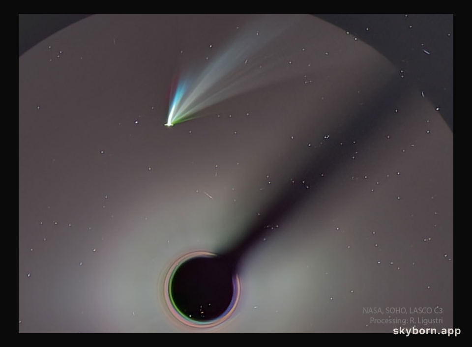 Comet ATLAS Rounds the Sun