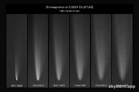 Comet G3 ATLAS Disintegrates