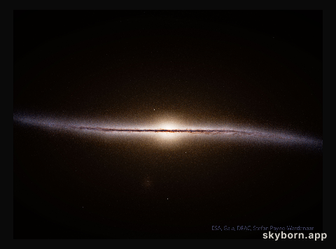 Gaia Reconstructs a Side View of our Galaxy