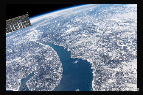 Manicouagan Impact Crater from Space
