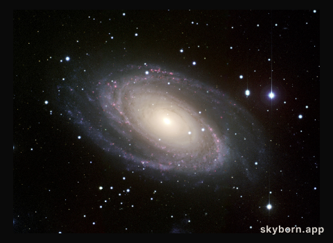 Grand Spiral Messier 81 (ground-based)