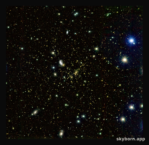 A ground-based wide-angle image of Abell 2218