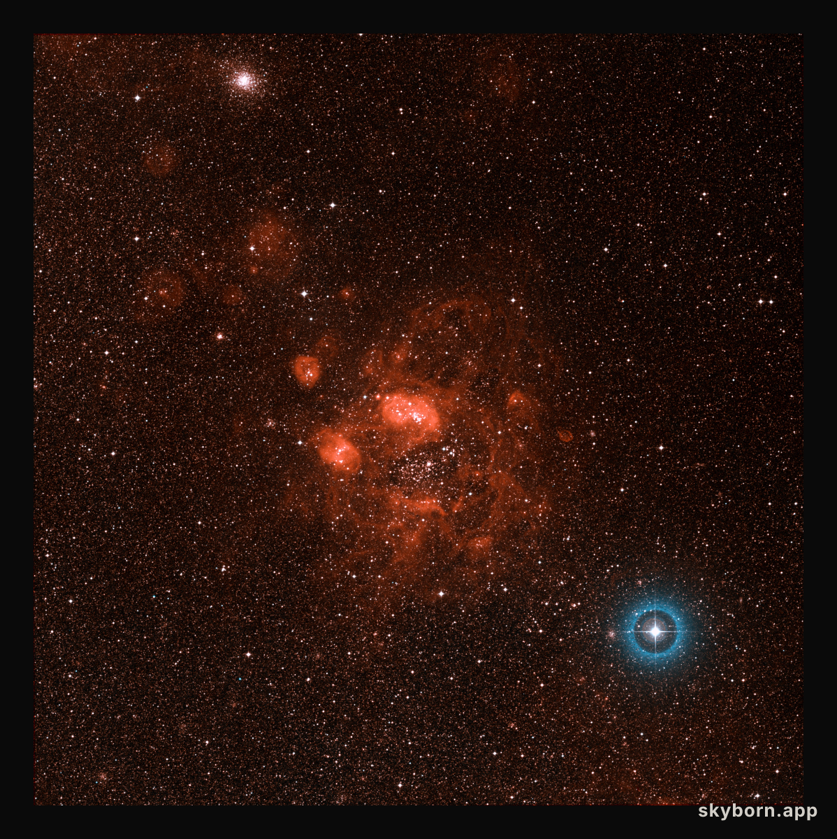 Close-up on N11B (ground-based image)