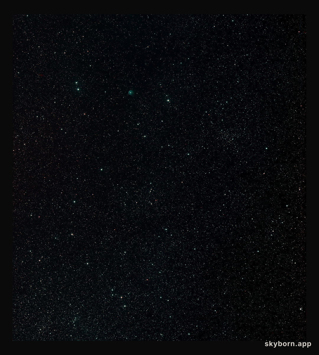 Location of Tycho's Supernova in the sky (ground-based image)