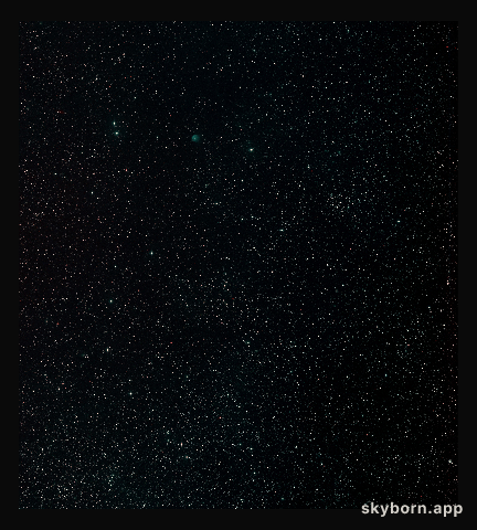Location of Tycho's Supernova in the sky (ground-based image)