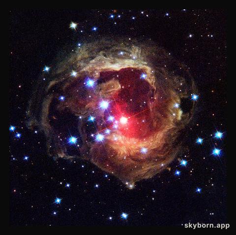 Light continues to echo three years after stellar outburst