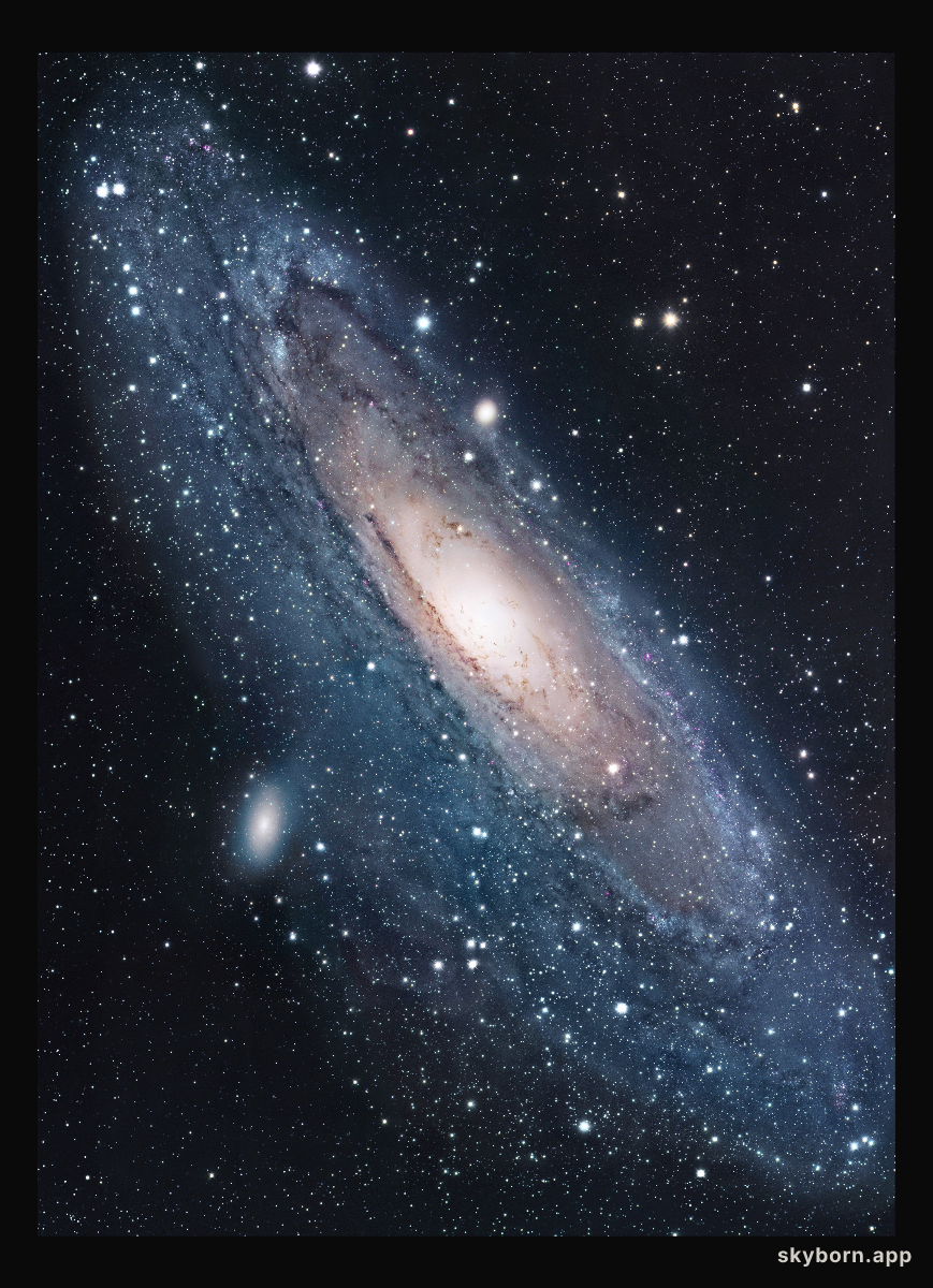 Andromeda Galaxy (M31) wide-field image