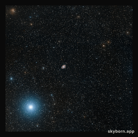 Digitized Sky Survey 2 image of the Crab Nebula (ground-based image)