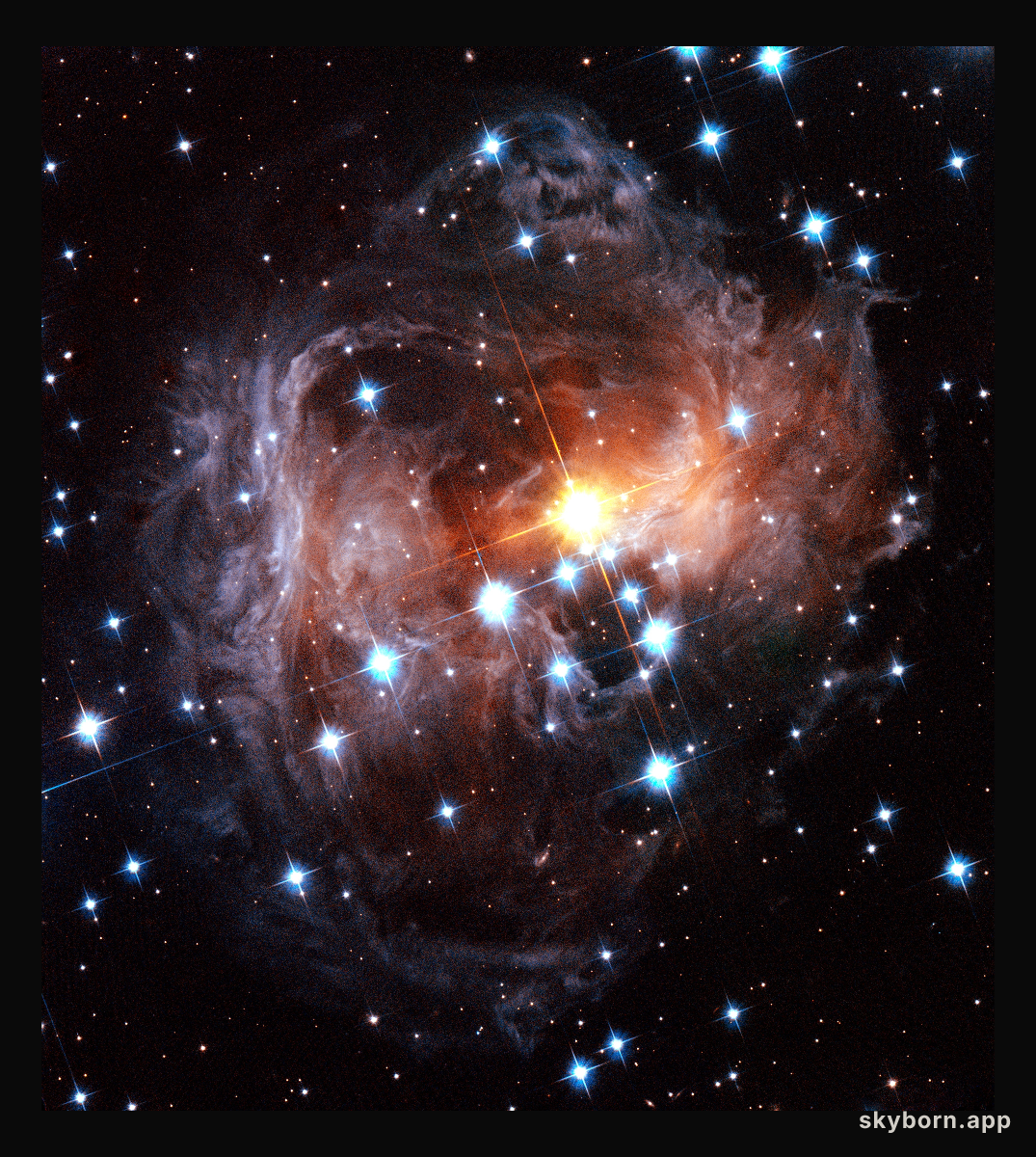 Spectacular view of V838 Monocerotis light echo