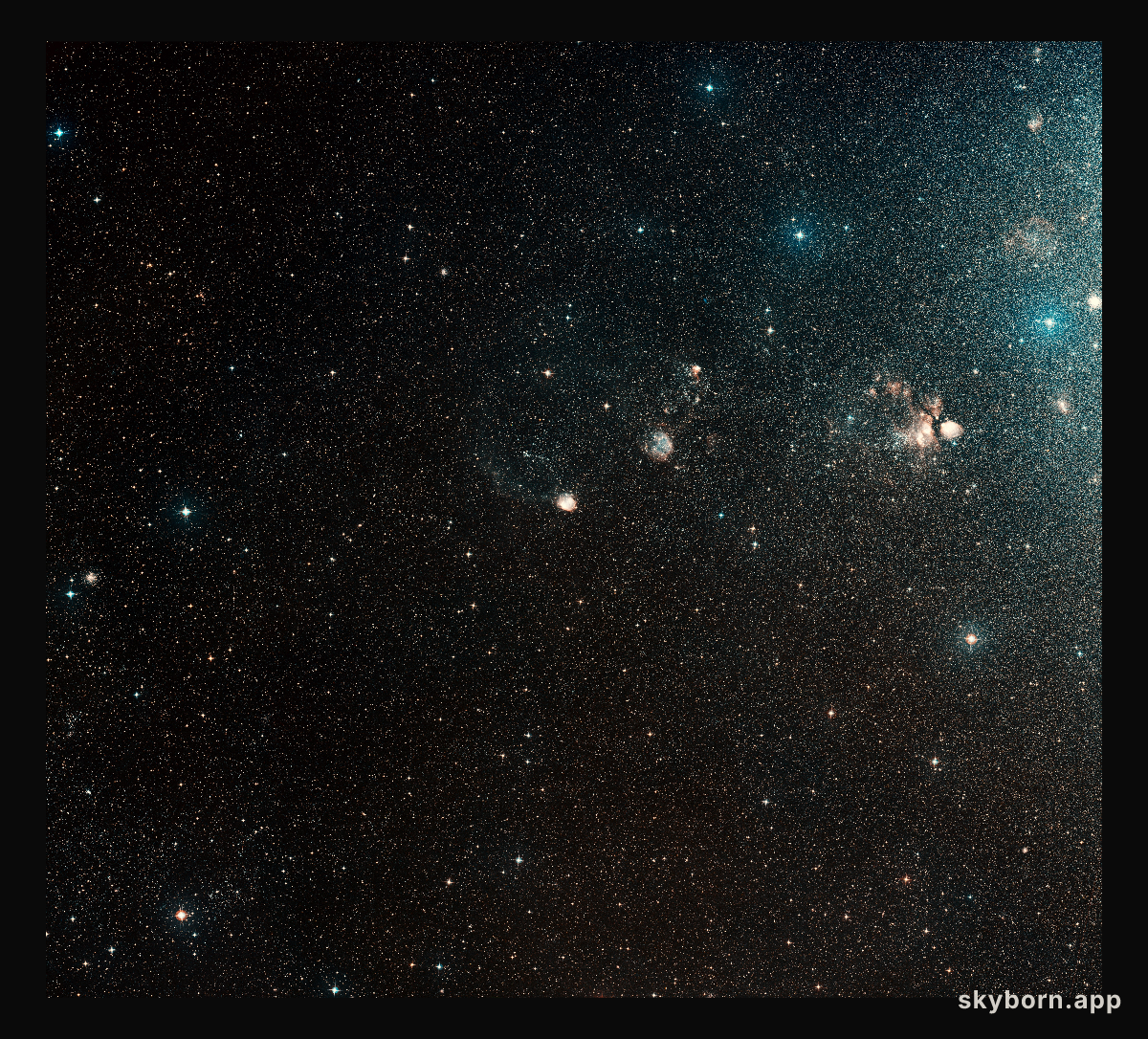Overview of the region around N90 (ground-based image)