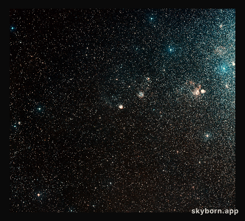 Overview of the region around N90 (ground-based image)