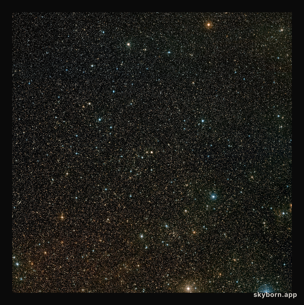 Field of view of NGC 2440 (ground-based image)