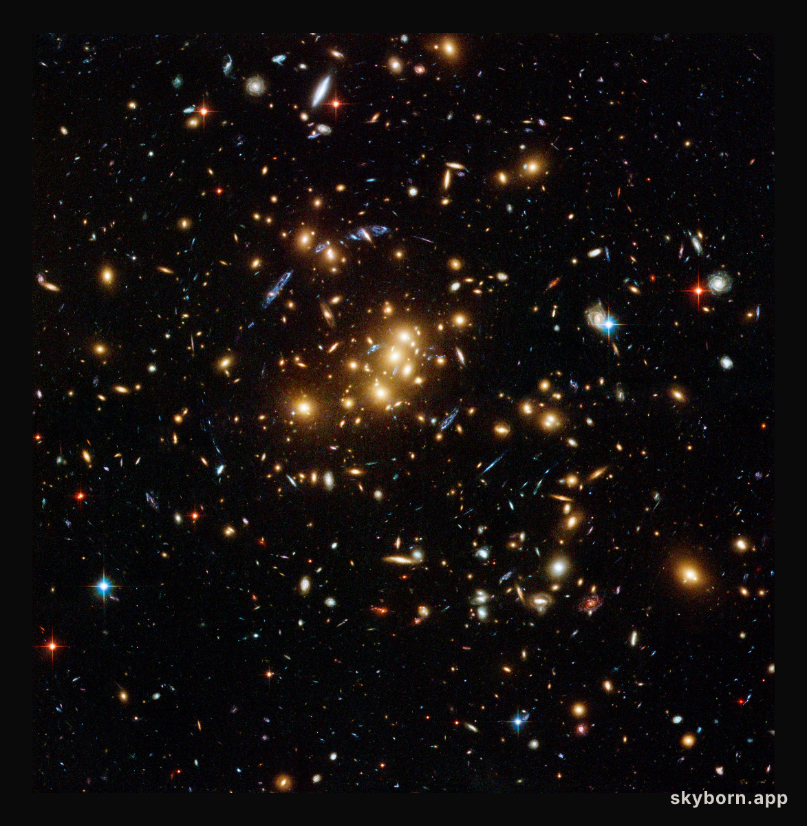 Hubble finds dark matter ring in galaxy cluster