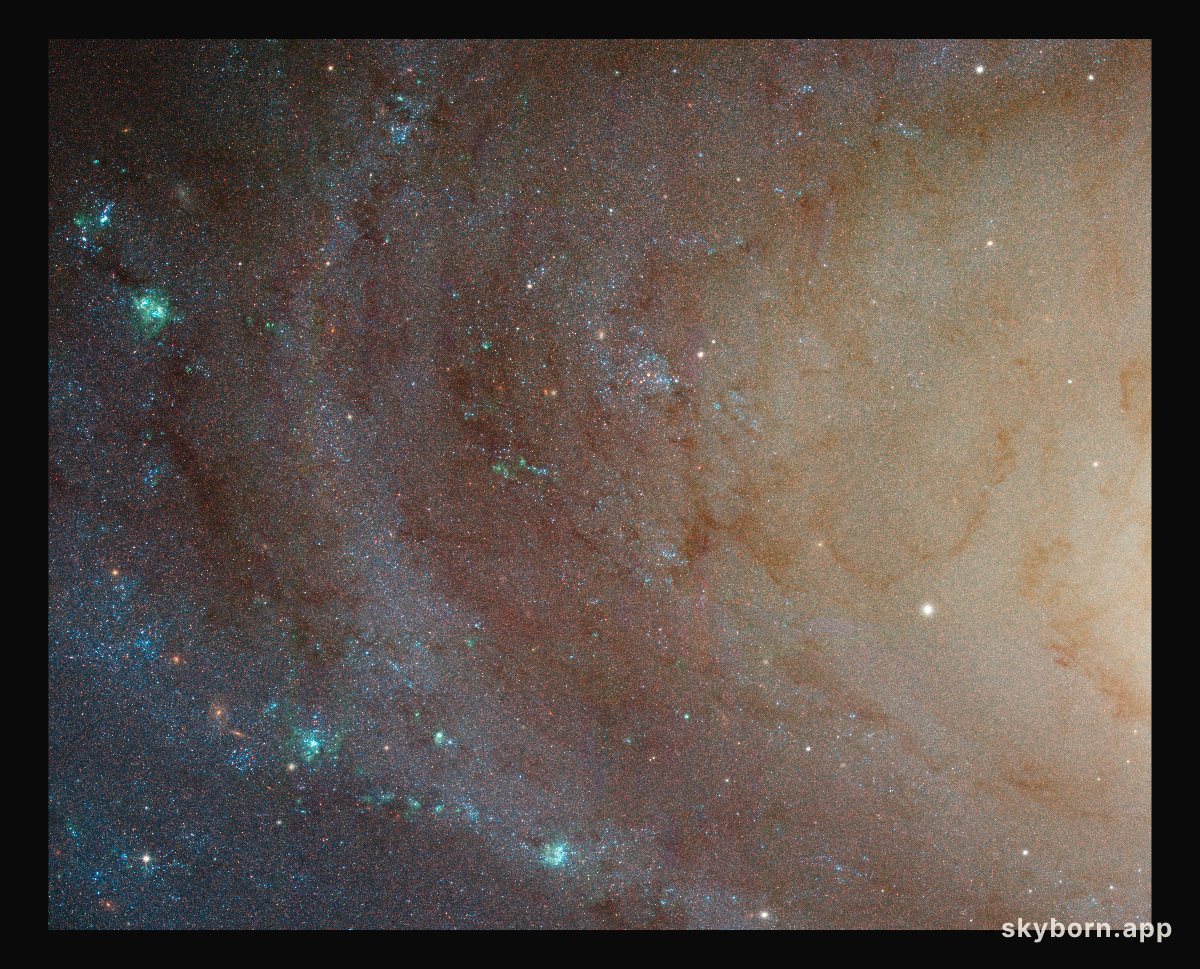 Spiral Galaxy M81 Details 4