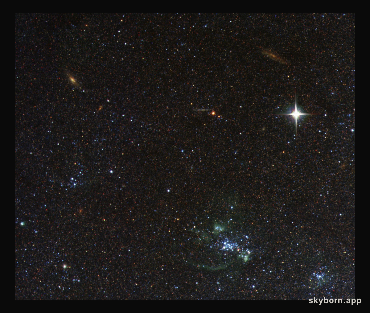Spiral Galaxy M81 Details 5
