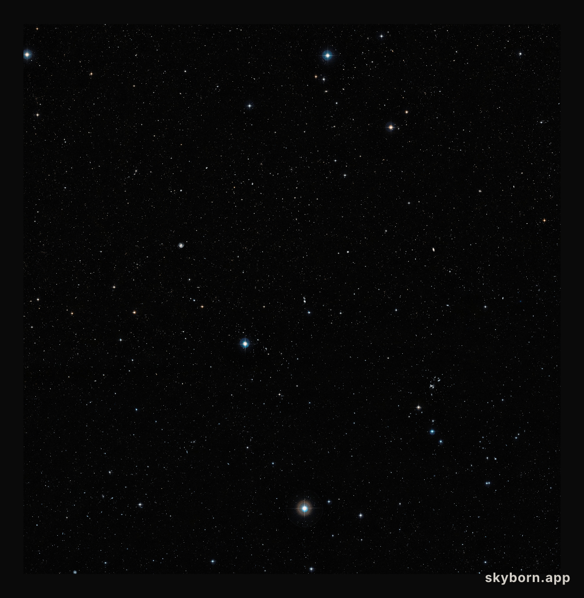 Arp 87 from the DSS (ground-based image)