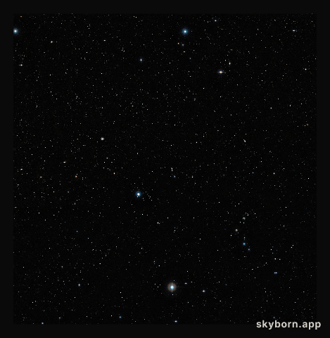 Arp 87 from the DSS (ground-based image)