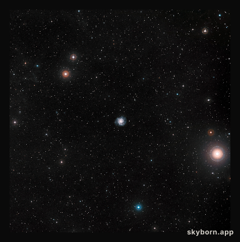 The Phantom Galaxy M74 from the DSS (ground-based image)
