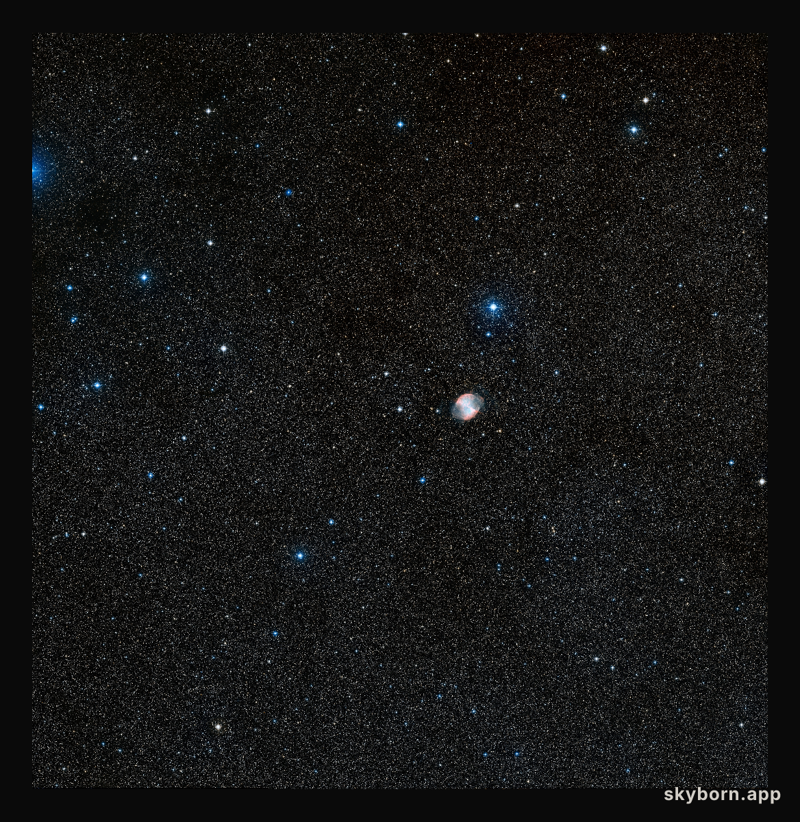 Wide-field view of HD 189733b and surroundings (ground-based image)