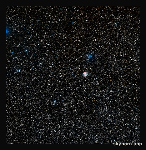 Wide-field view of HD 189733b and surroundings (ground-based image)