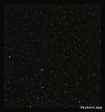 Wide-field image of the Virgo constellation (ground-based image)