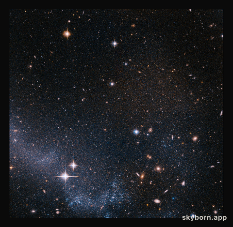 Stars in the tail of the Antennae