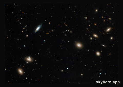 The Coma Galaxy Cluster as seen by Hubble