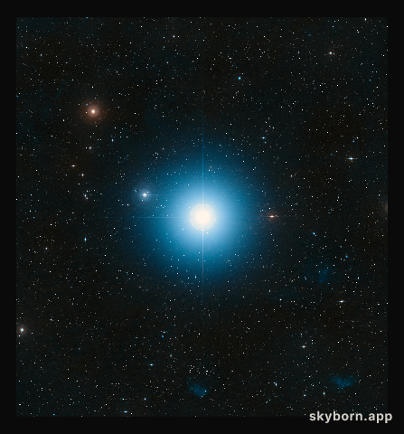 DSS image of Fomalhaut (ground-based image)