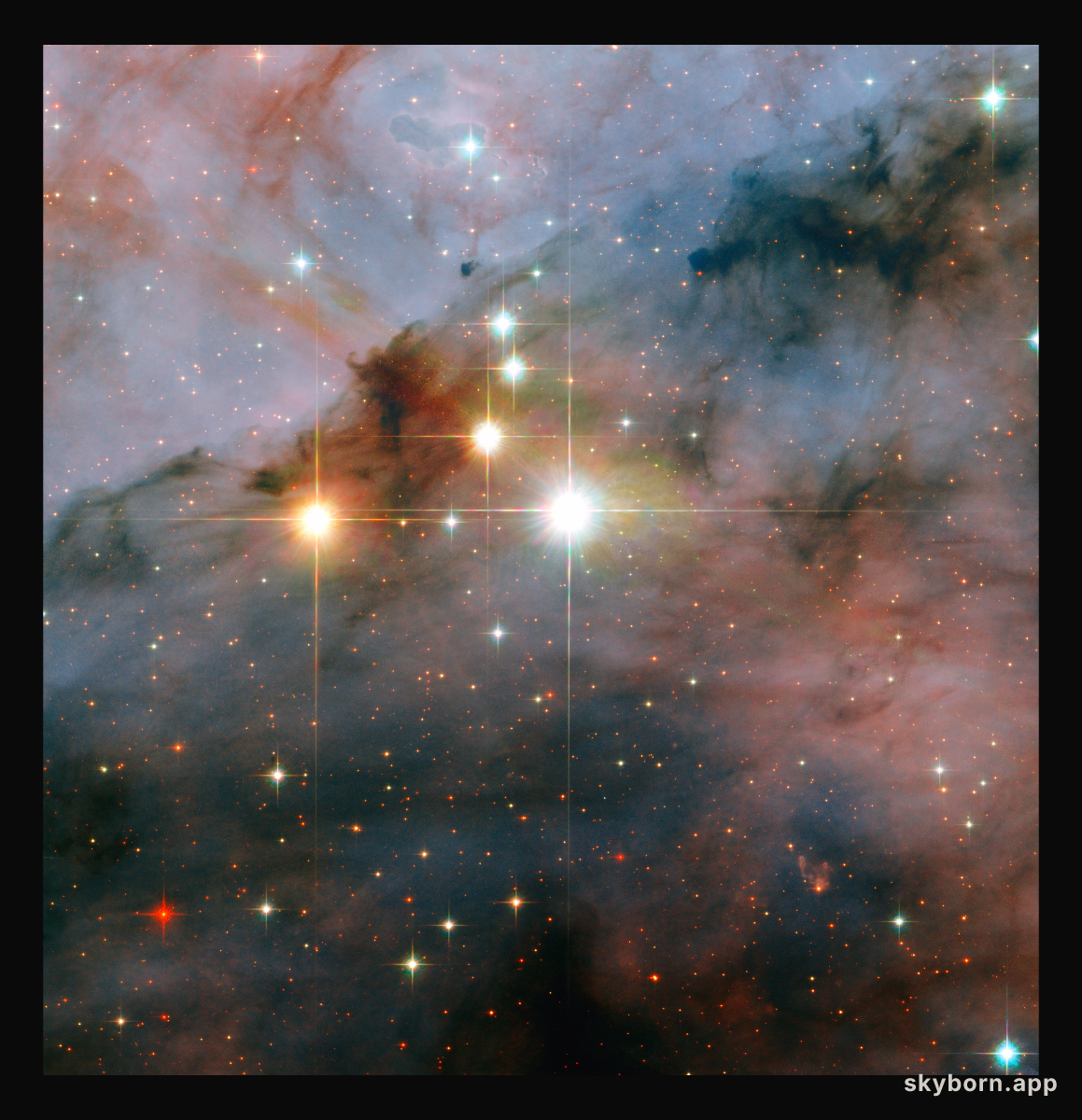 Mammoth stars seen by Hubble