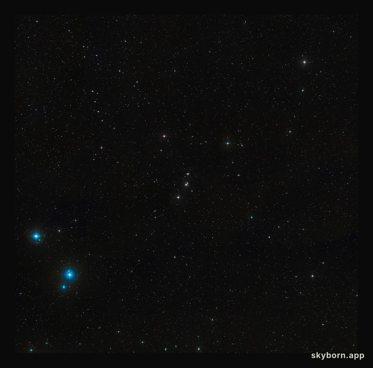 Wide-field view of NGC 7173 (ground-based image)