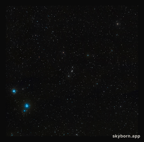 Wide-field view of NGC 7173 (ground-based image)